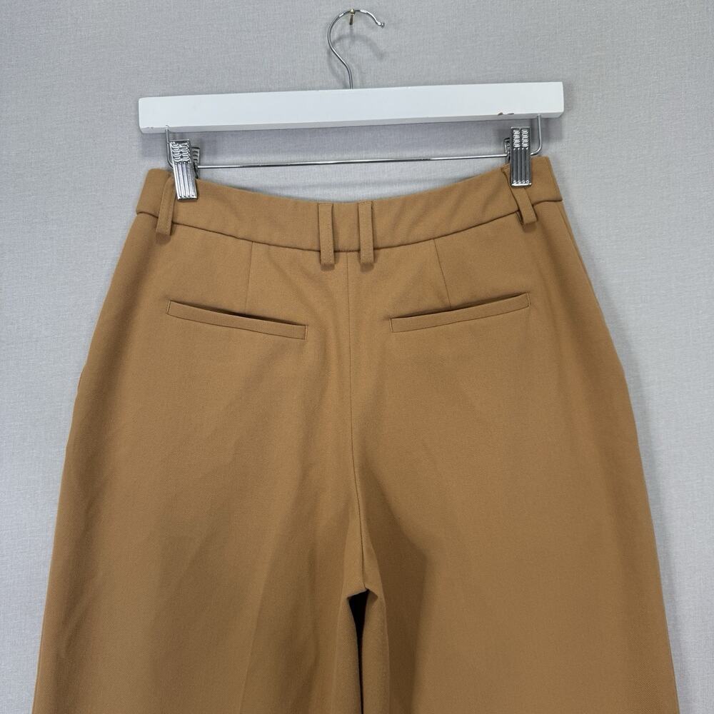 Samsoe Samsoe Paola Trousers Womens‎ Small Brown Sugar Wide Leg Minimalist Pants - Picture 5 of 13